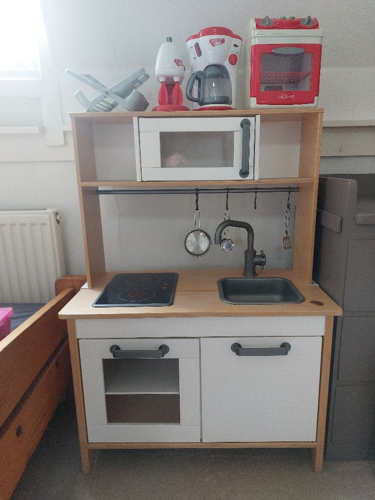 Speelgoed keuken met accessoires, Ophalen, Gebruikt, Hout, Speelkeuken