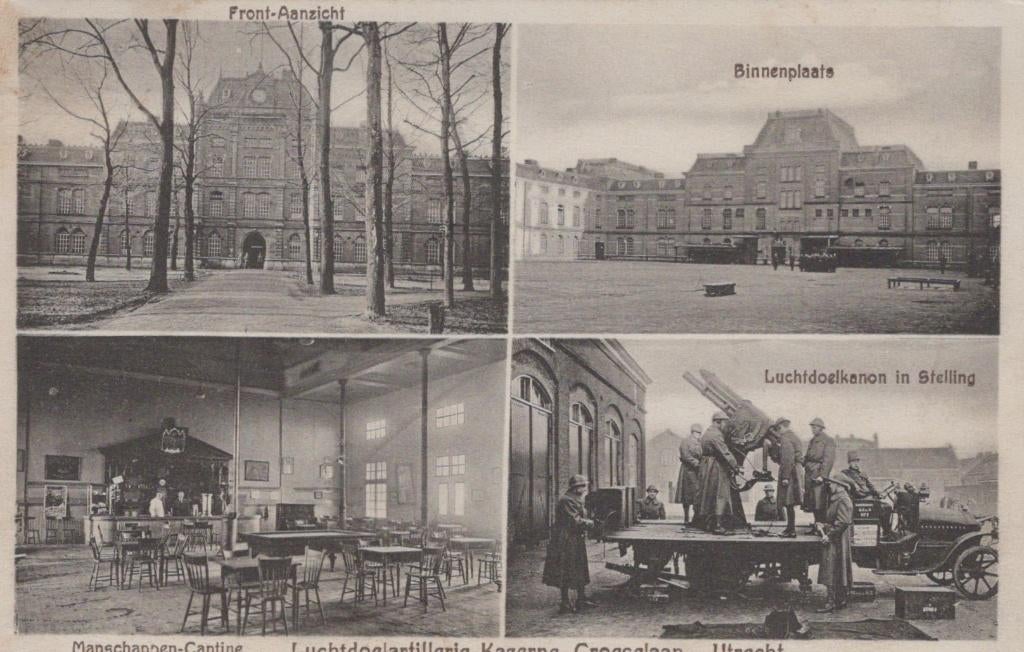 UTRECHT - 1929 - Croeselaan - Luchtdoelartillerie kazerne, Verzenden, 1920 tot 1940, Gelopen, Utrecht