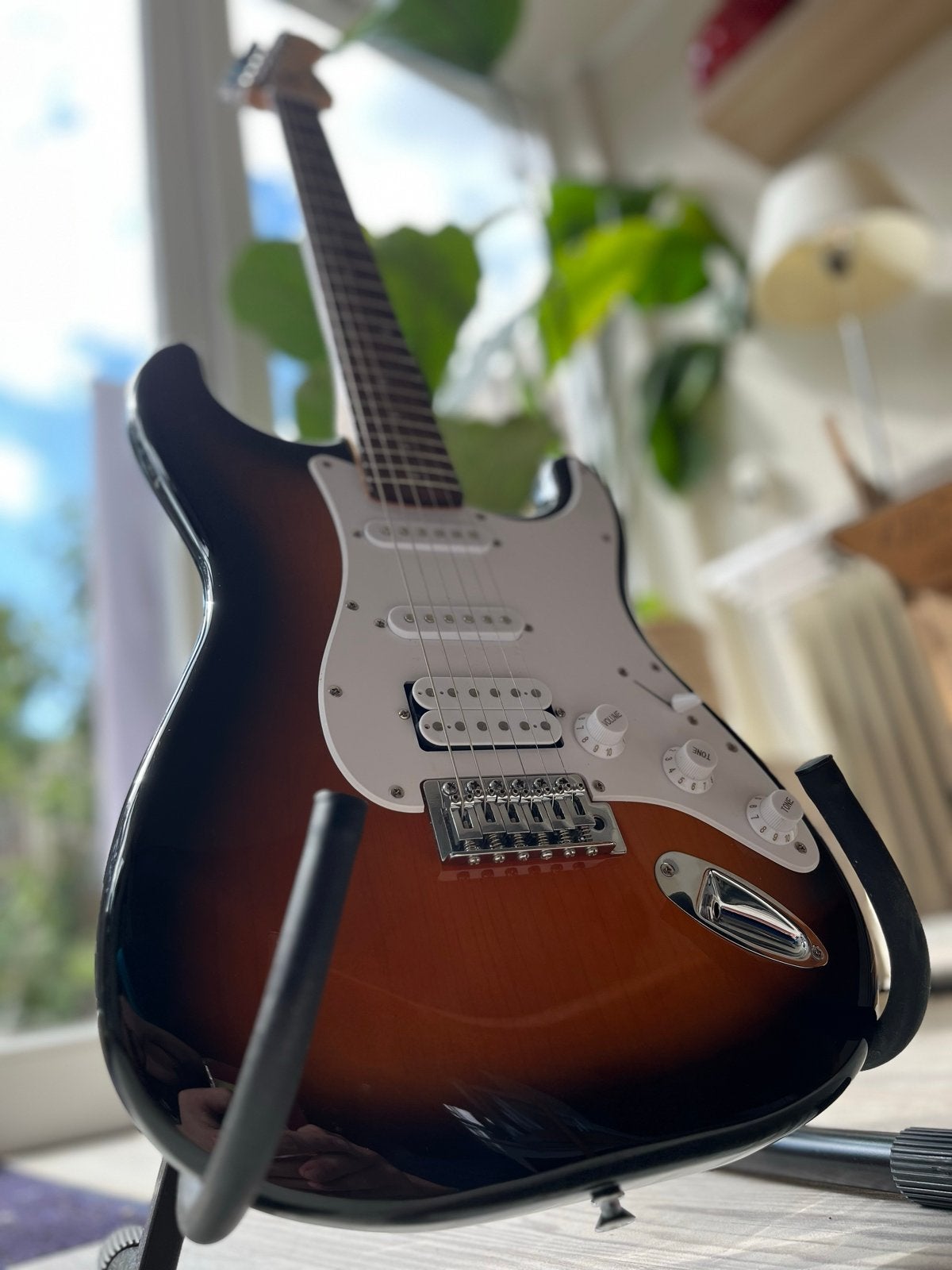 Squier Stratocaster HSS - voor elke gitarist geschikt!, Ophalen of Verzenden, Gebruikt, Solid body, Overige merken