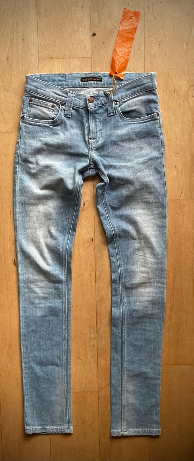Nudie Jeans Tight John jeans spijkerbroek W27 L32, Kleding | Heren, Spijkerbroeken en Jeans, Ophalen of Verzenden, Blauw, W32 (confectie 46) of kleiner