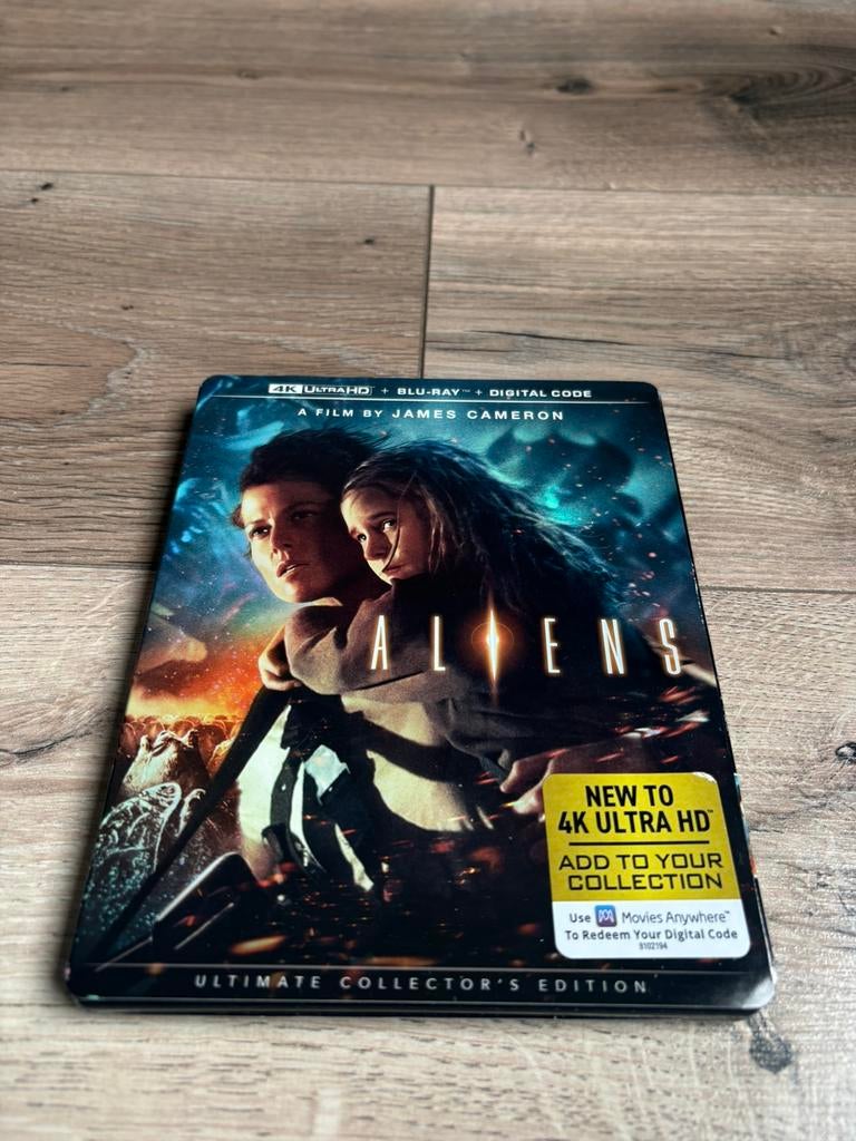 Aliens 4K/blu ray engels ondertiteld, Cd's en Dvd's, Ophalen of Verzenden, Zo goed als nieuw, Actie