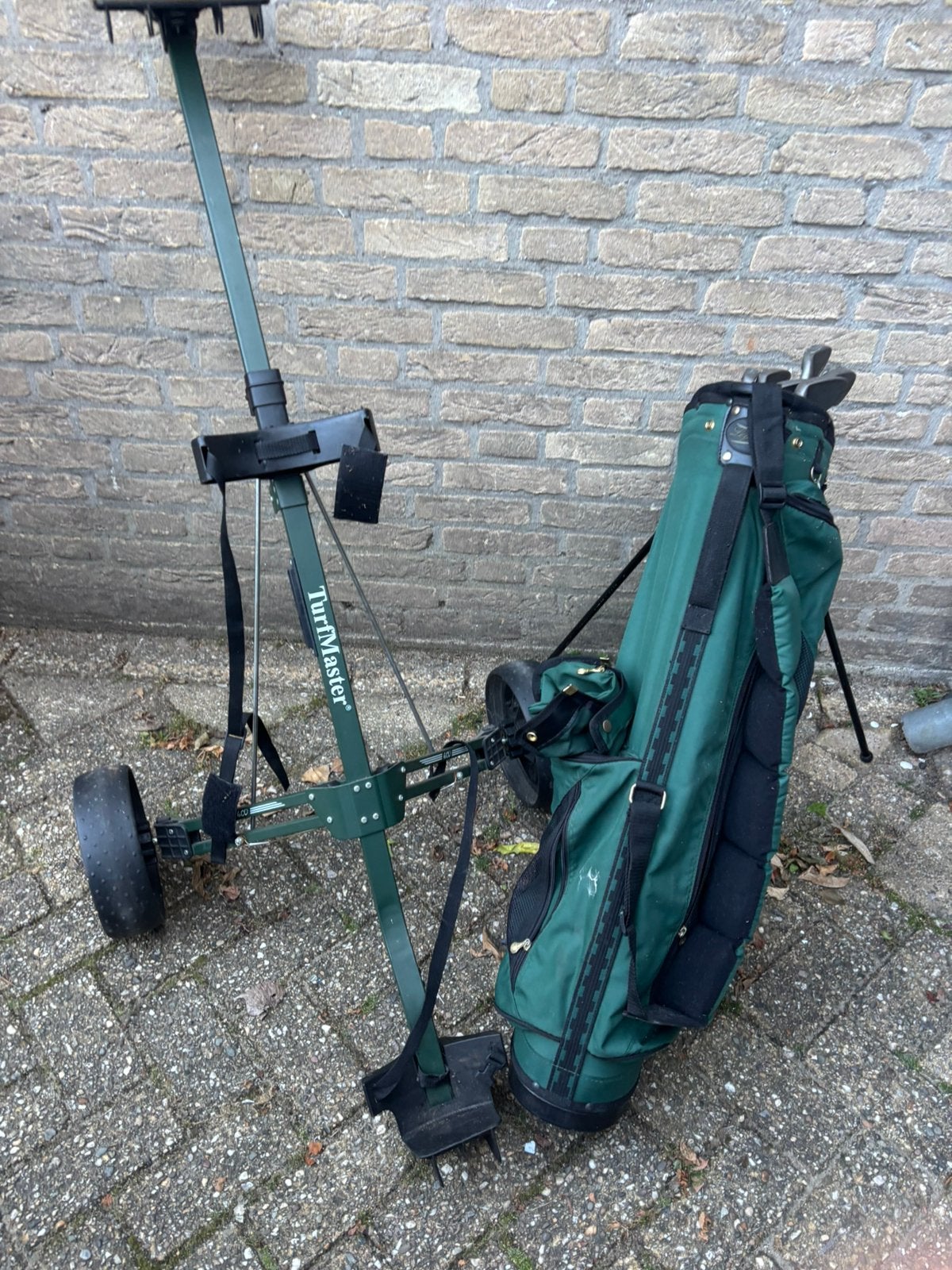 Golftrolley, Wilson ProStaff oversize ijzers graphite shafts, Sport en Fitness, Golf, Ophalen of Verzenden, Gebruikt, Tas, Overige merken