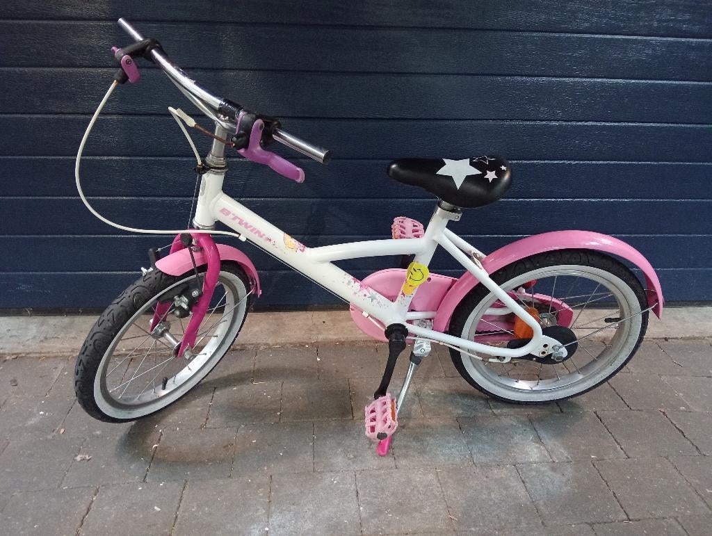 16 inch meisjes fiets, Ophalen, Gebruikt, 16 inch