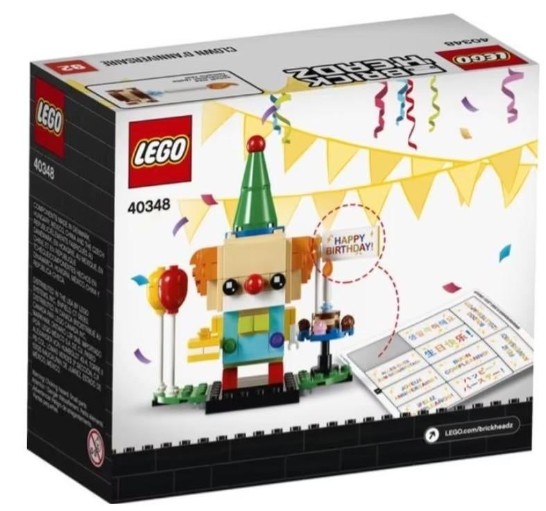 Lego 40348 - Verjaardagsclown ( Birthday Clown ), Ophalen of Verzenden, Nieuw, Complete set, Lego