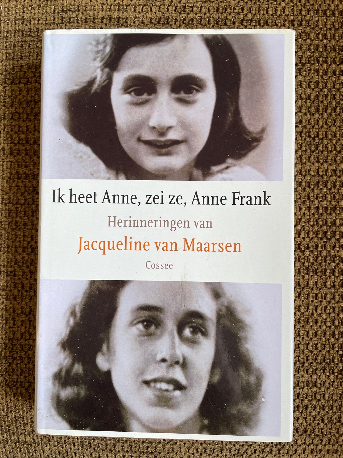 J. van Maarsen - Ik heet Anne, zei ze, Anne Frank, Ophalen of Verzenden, Zo goed als nieuw, J. van Maarsen