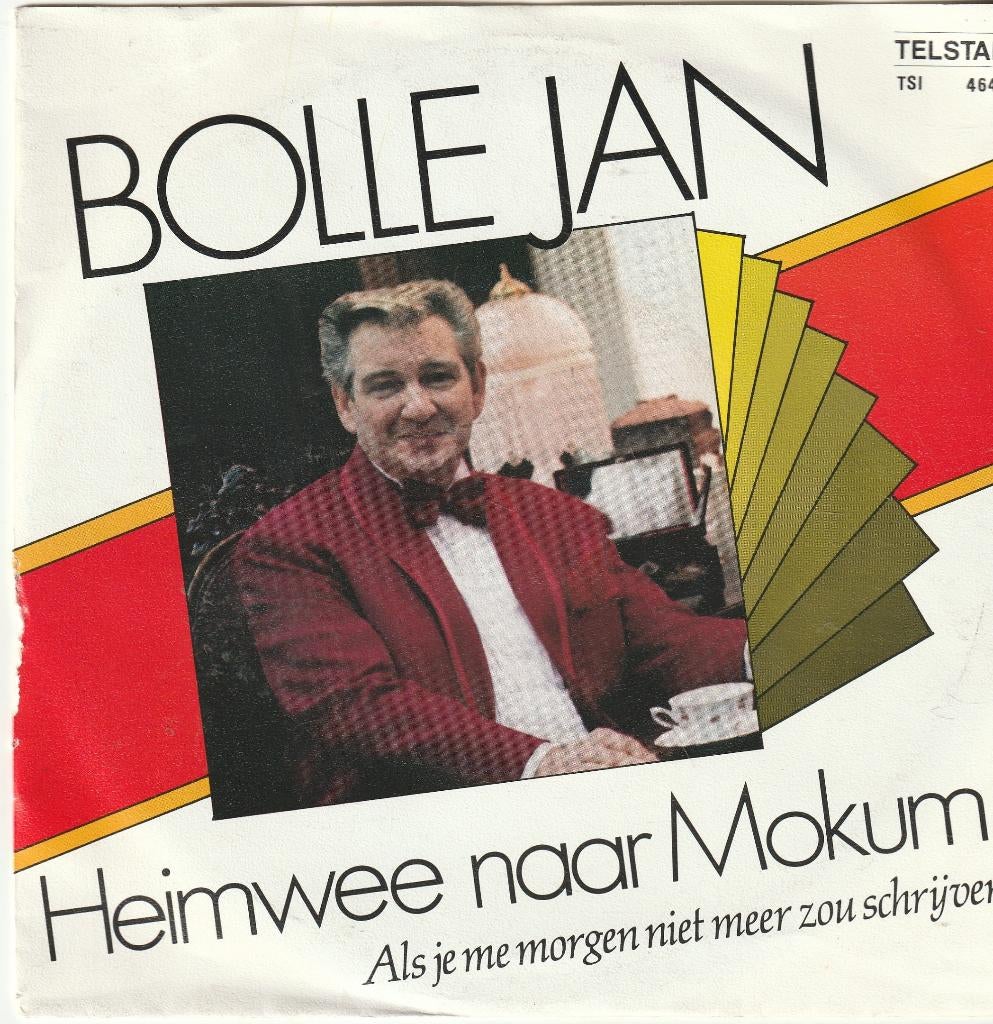 Bolle jan heimwee naar mokum vinyl single, Ophalen of Verzenden, Zo goed als nieuw, Nederlandstalig, Single