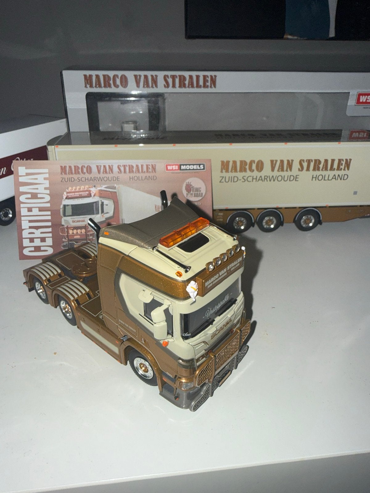 WSI Models Scania R660 Marco van Stralen Limited Edition, Overige merken, 1:32 tot 1:50, Nieuw, Ophalen of Verzenden