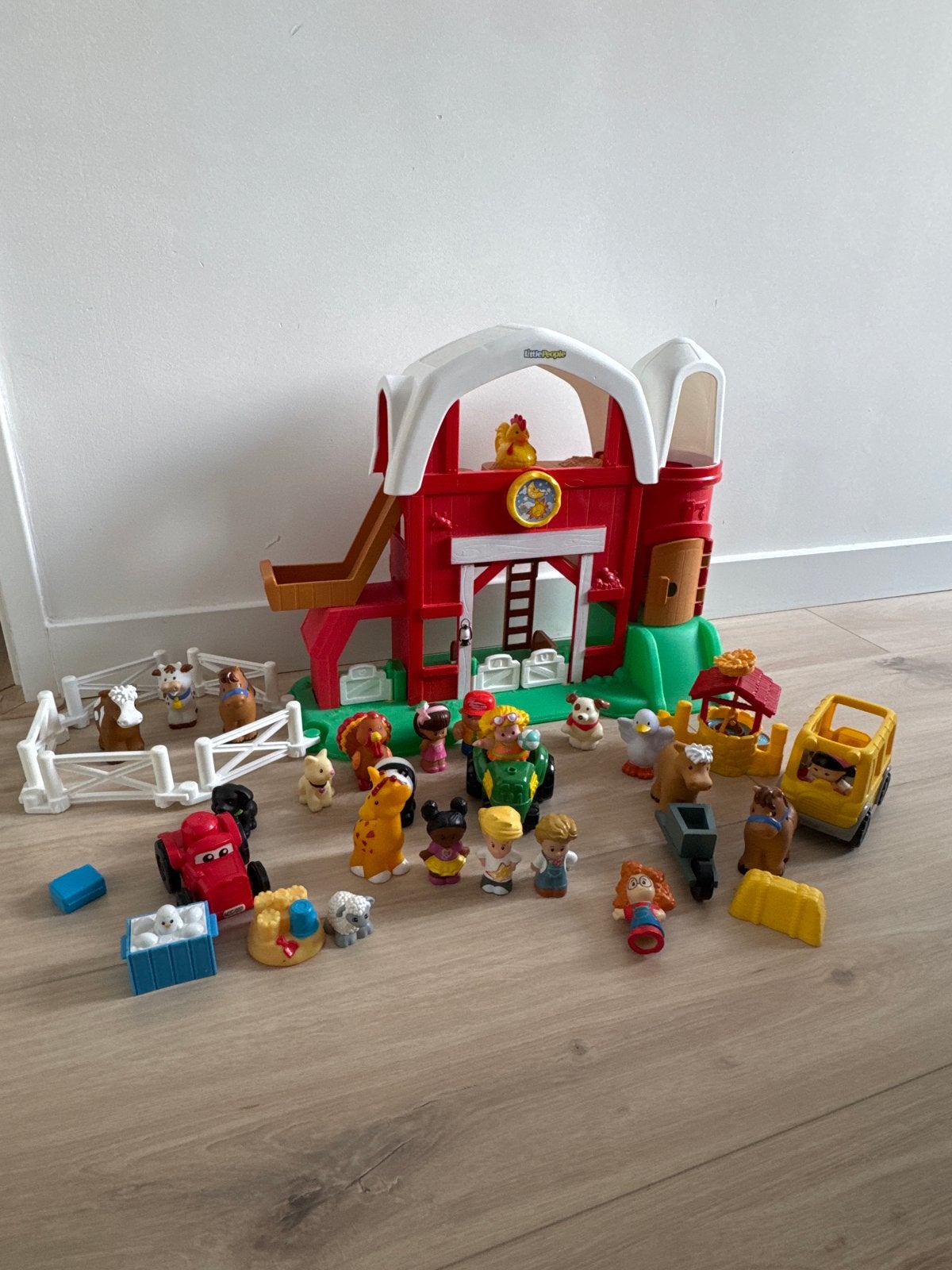 Fisher-Price Little People Boerderij met veel figuren, Ophalen of Verzenden, Gebruikt, Overige typen