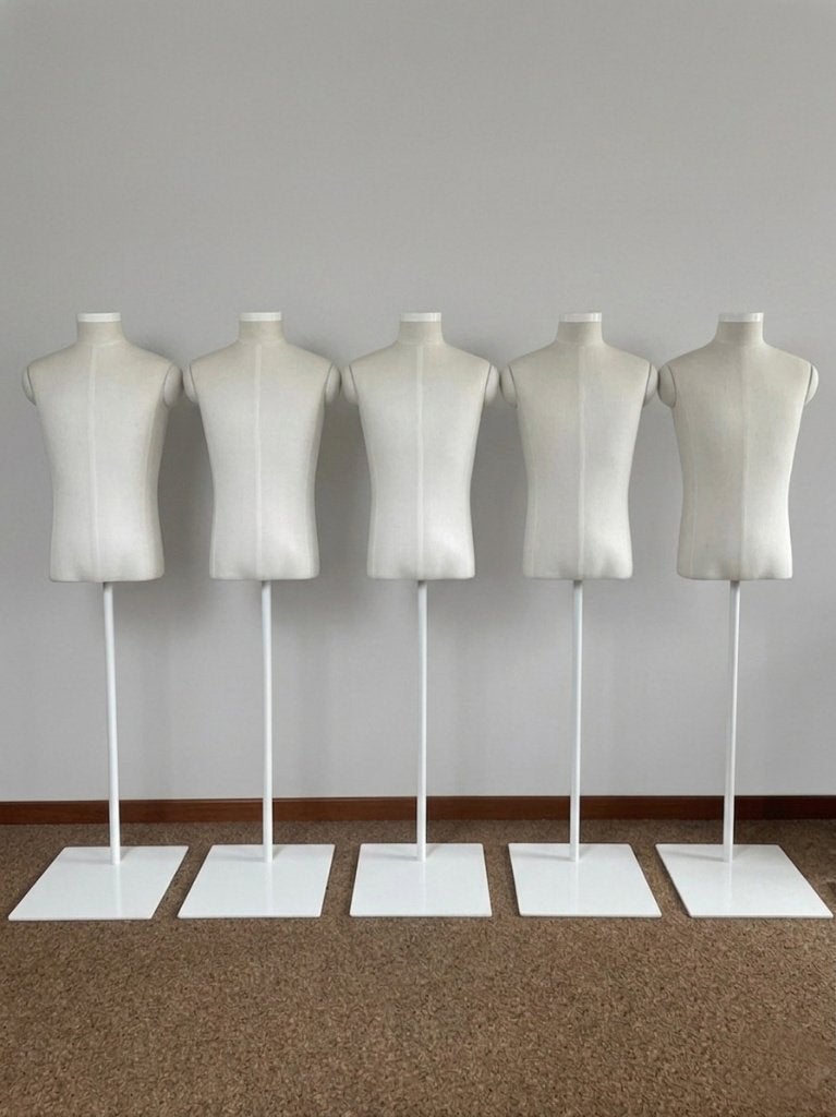 5x Hans Boodt Mannequins Bustes / Paspoppen, Ophalen, Zo goed als nieuw, Paspop