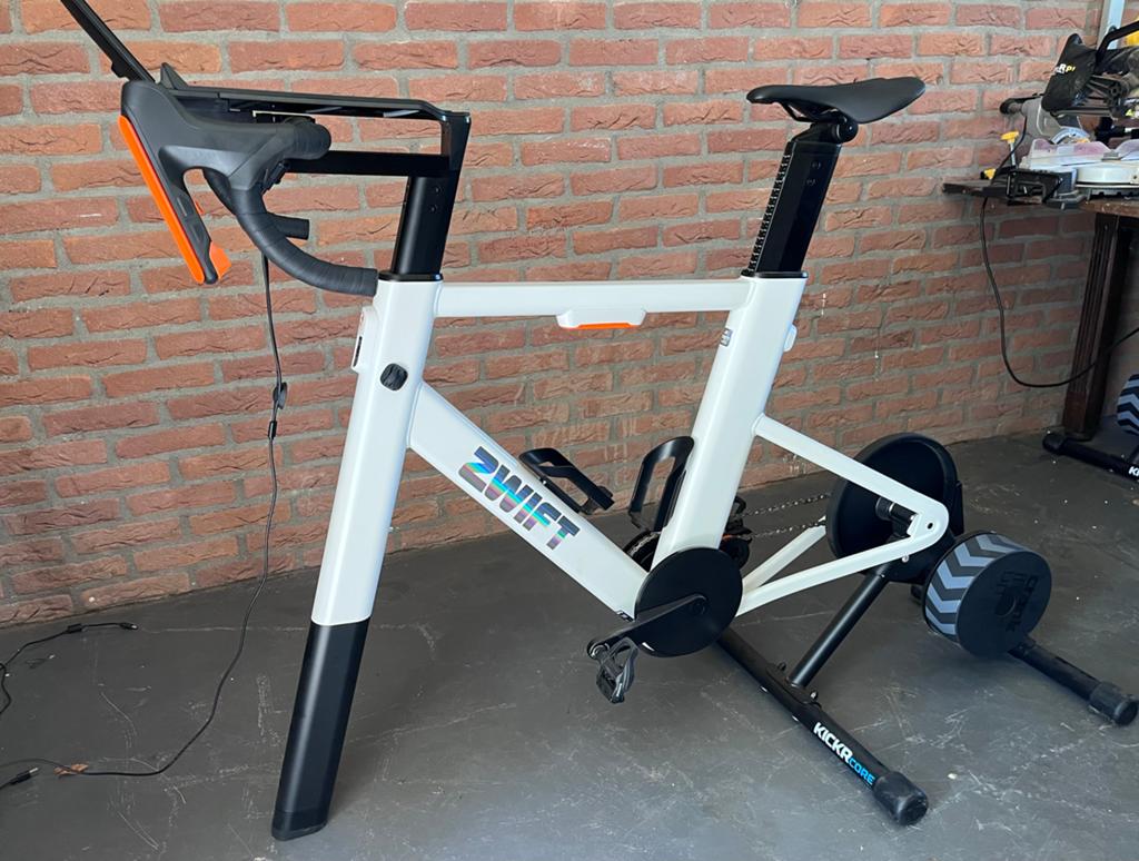 Zwift Ride incl Kickr Core, Ophalen, Spinningfiets, Zo goed als nieuw, Metaal