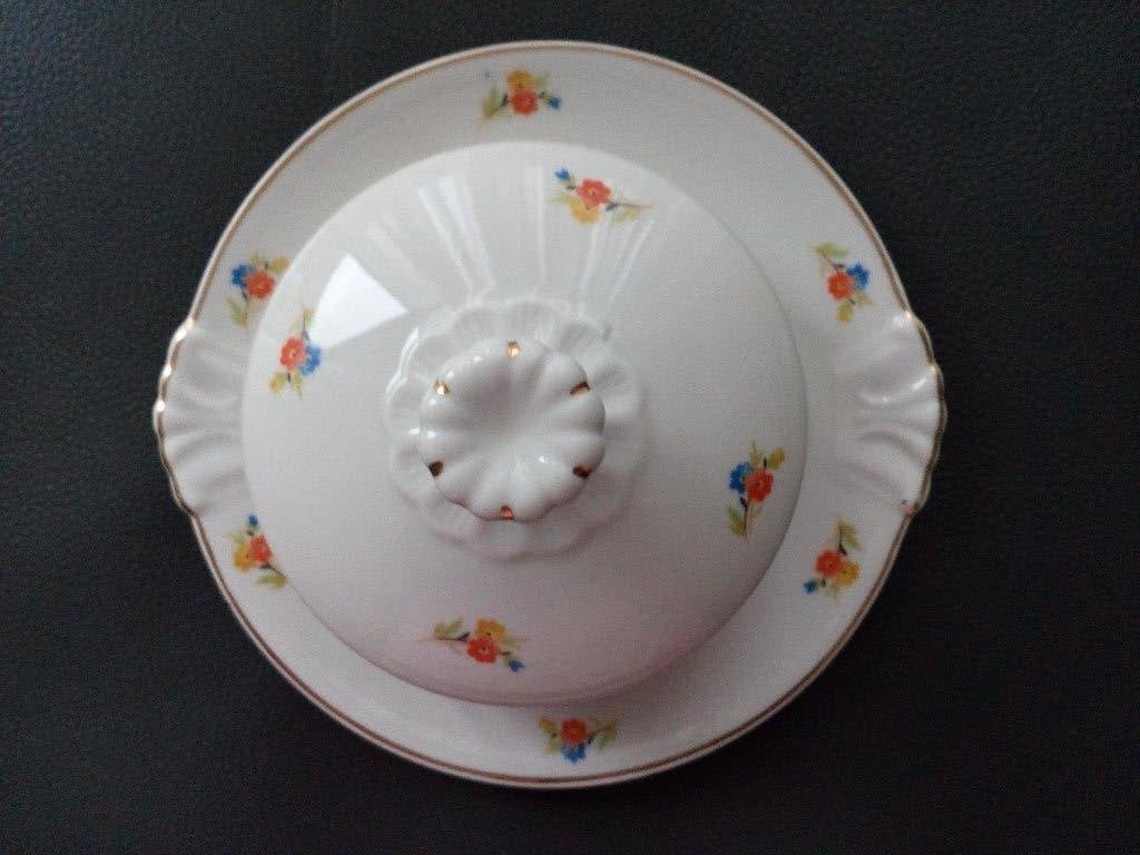 Botervloot met deksel - Melkkannetje met deksel - Vintage, Ophalen of Verzenden
