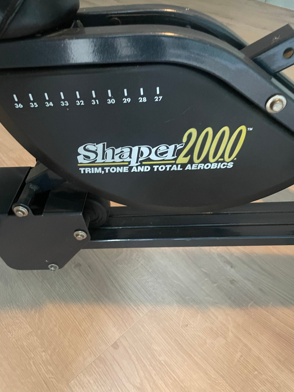 Shaper 2000 Trim, Tone and Total Aerobics fitnessapparaat, Sport en Fitness, Ophalen, Gebruikt, Overige typen, Metaal
