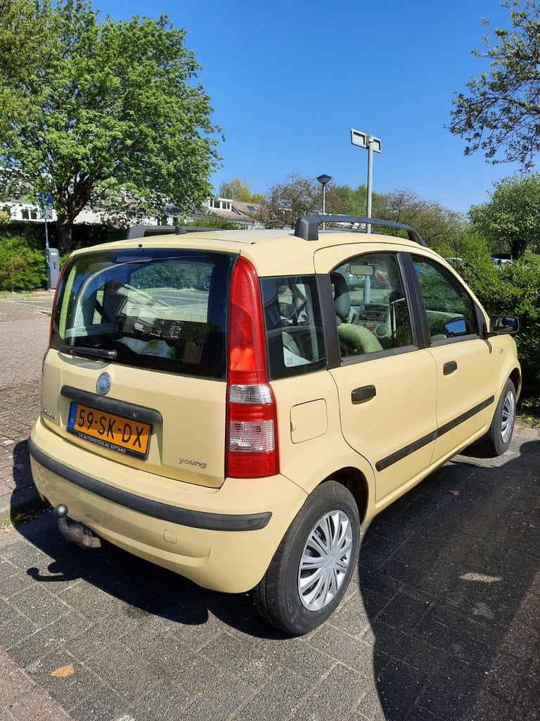 Keurige Fiat Panda 1.1 Young 2006  5-drs. met trekhaak, Voorwielaandrijving, Stof, 54 pk, 4 stoelen