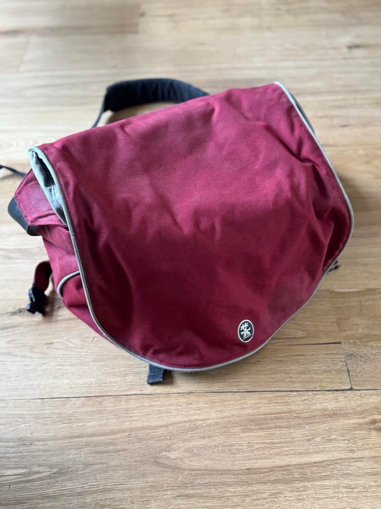 Crumpler fototas met laptopvak - Rood/Blauw, Ophalen, Gebruikt, Schoudertas, Crumpler