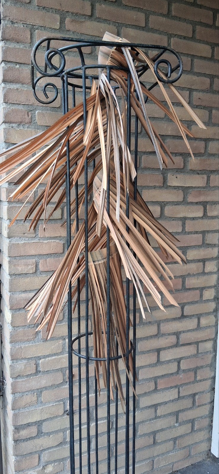 Brocante smeedijzeren standaard AFGEPRIJSD!!!!!!, Ophalen