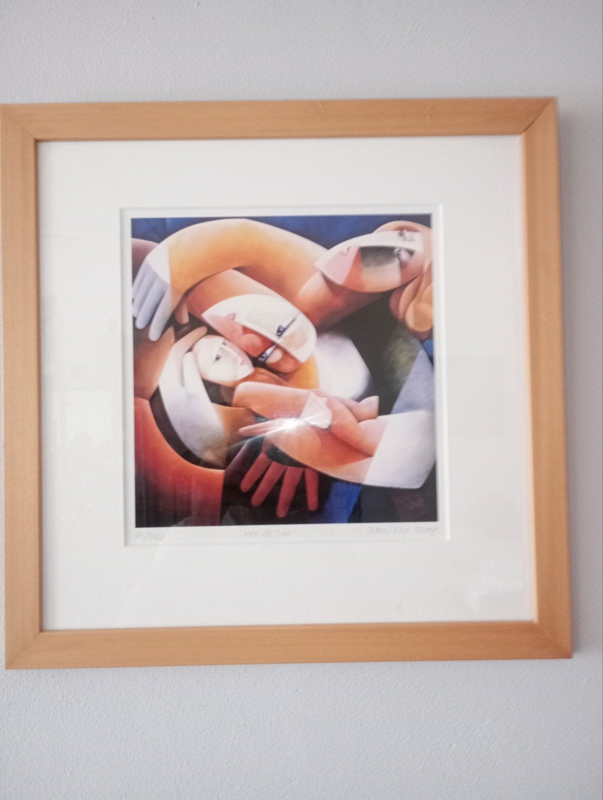 Ingelijste kunstprint van Jan Roede, 2007, Ophalen
