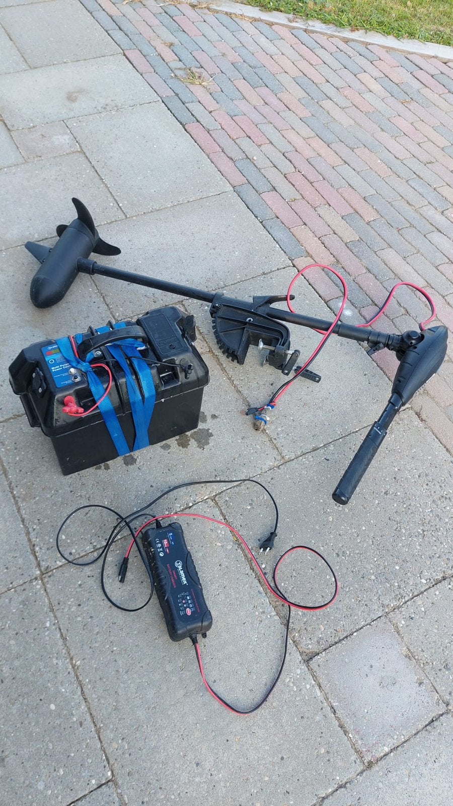 Buitenboordmotor Haswing complete set, Ophalen, Zo goed als nieuw, Motor en Techniek