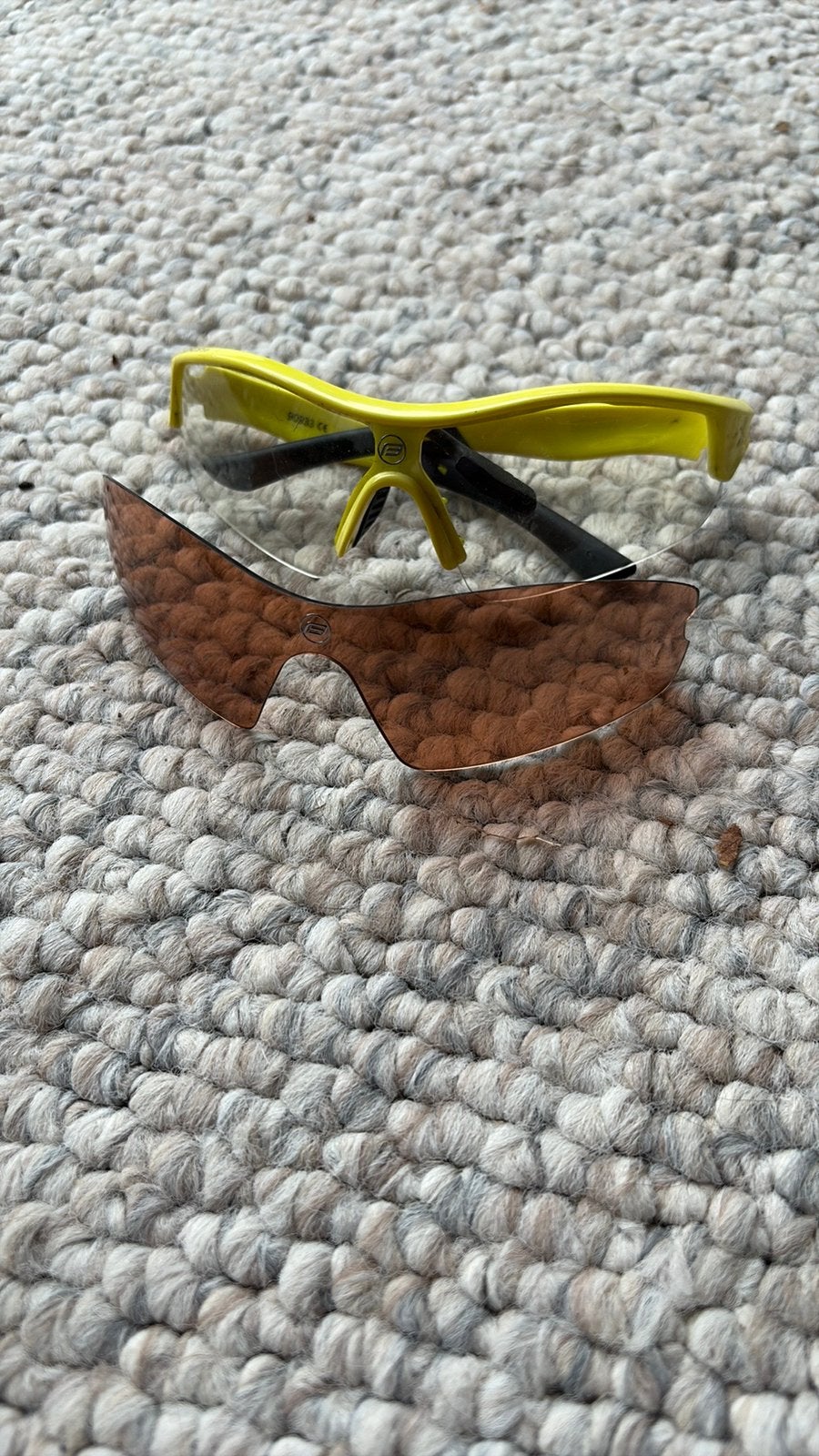 Zonnebril Force sportbril sport wielrennen met extra glas, Sport en Fitness, Wielrennen, Ophalen of Verzenden, Zo goed als nieuw