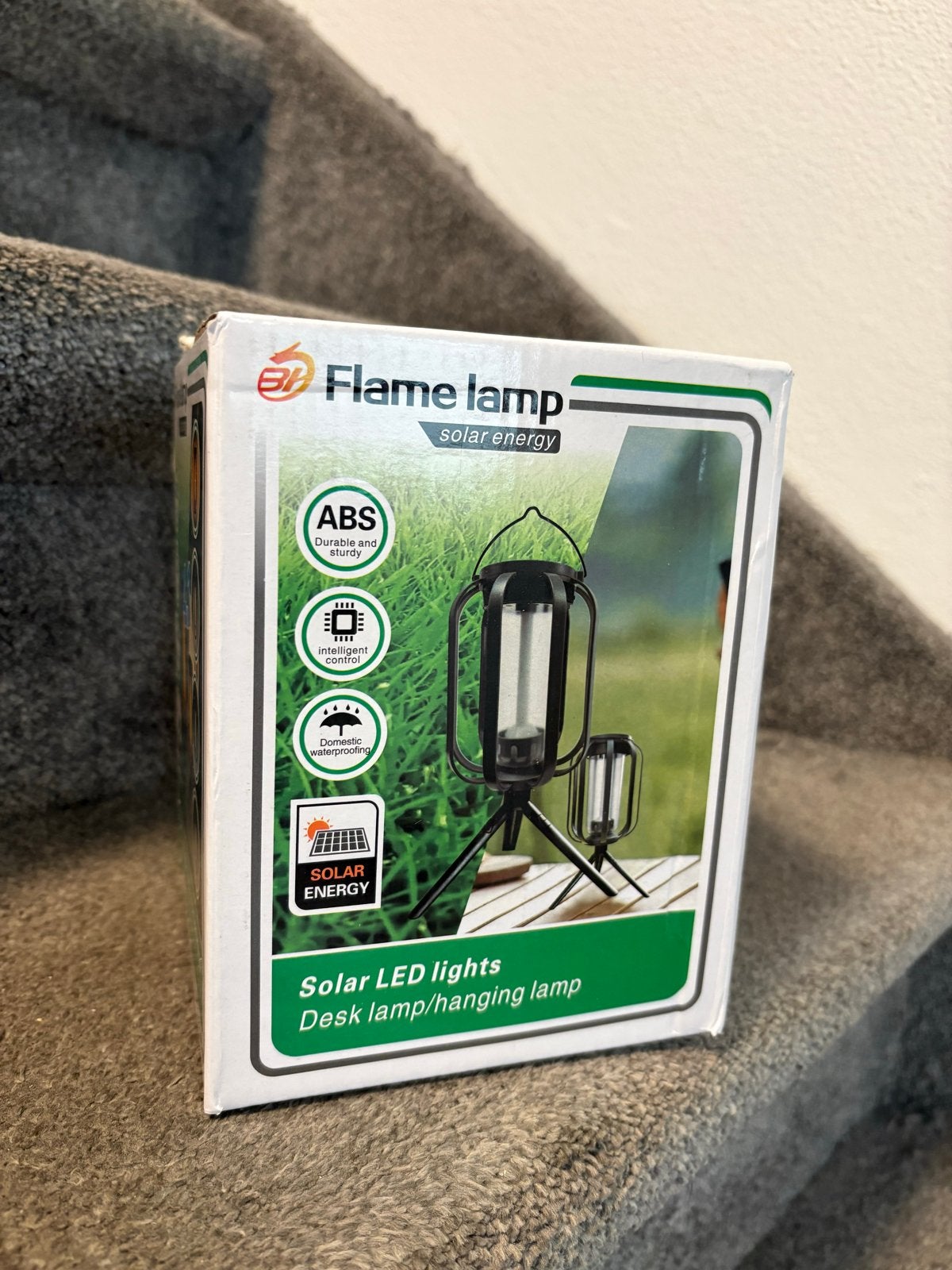 Flame Lamp Solar LED Buitenlamp met Statief - Nieuw, Zonne-energie, Kunststof, Minder dan 50 watt, Overige typen