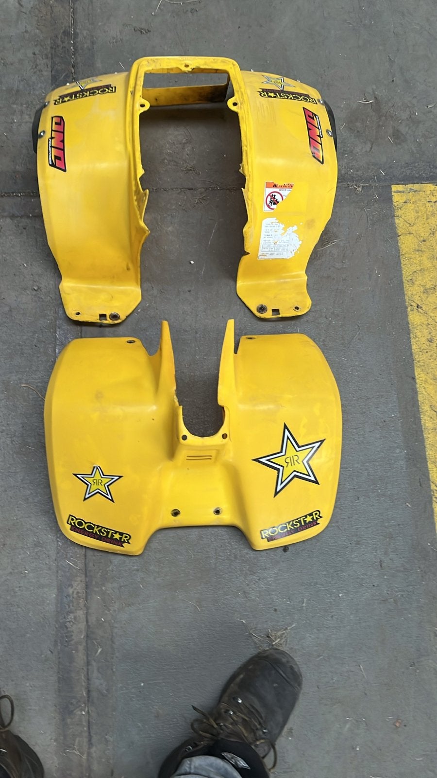 Gebruikte kappenset Suzuki LT 50 - Geel, Ophalen of Verzenden, Gebruikt
