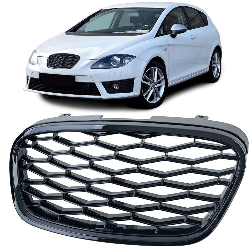 Grill Voor Seat Leon 1P Zonder Embleem Glans Zwart Honingraa, Verzenden, Automotive Parts, A.parts@hotmail.nl, Trasmolenlaan 12 3447 GZ Woerden