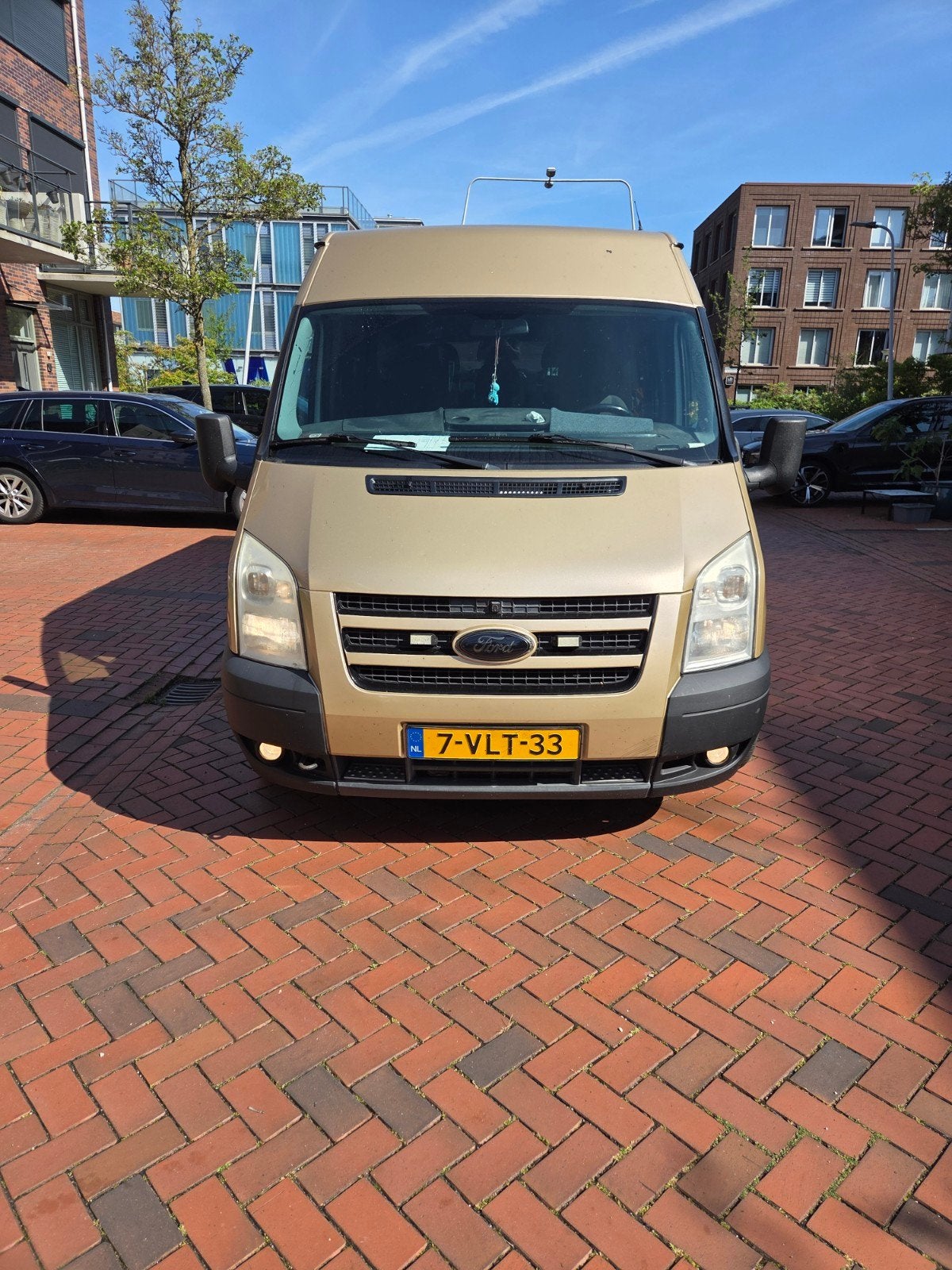 Ford Transit 2.2 300L DC 115DPF 4.36 2011, Auto's, Stof, 4 cilinders, Bruin, 3000 kg