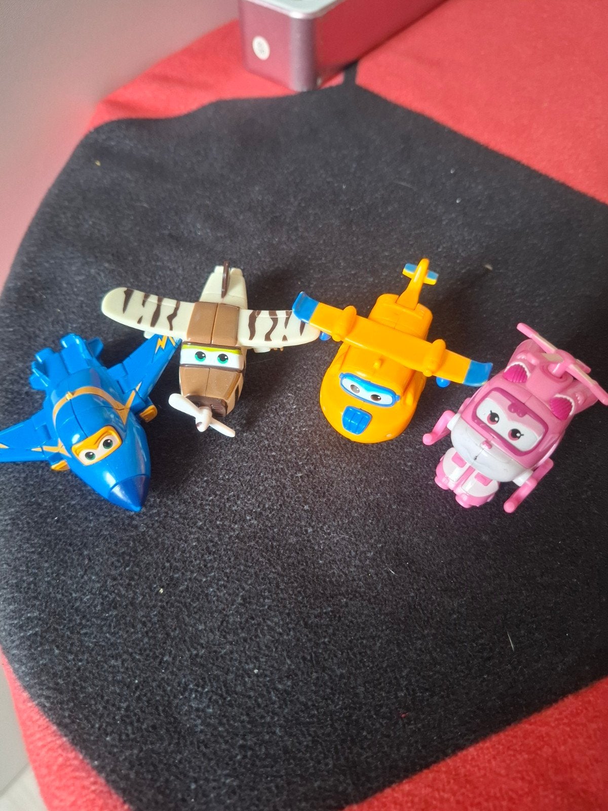 Super Wings Vliegtuigen Speelgoed Set (4 stuks), Ophalen of Verzenden, Gebruikt