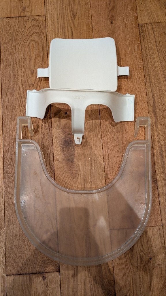 Baby inzet Stokke tripp trapp met tray, Kinderen en Baby's, Ophalen, Gebruikt, Meegroeistoel