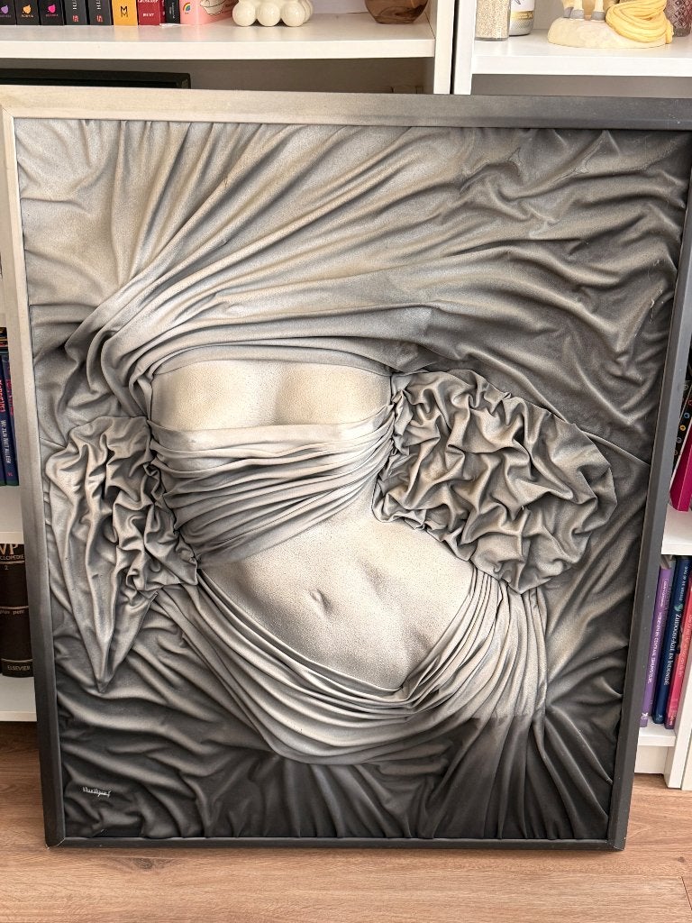 3D schilderij vrouw, Ophalen, Abstract, Overige materialen, Overige technieken