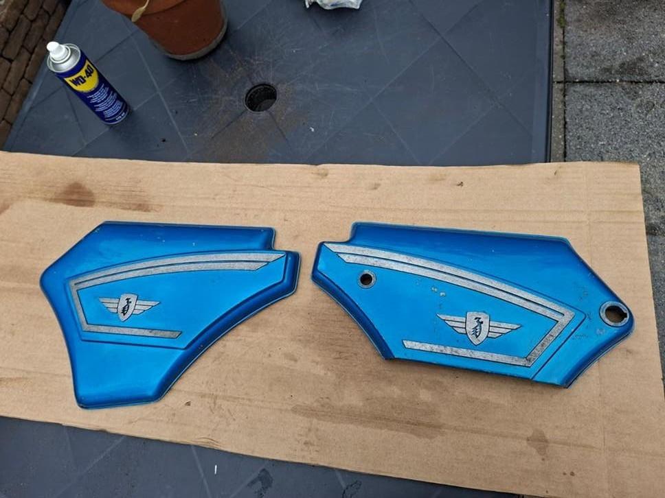 Zundapp 517 logo kappen origineel, Ophalen of Verzenden, Kap