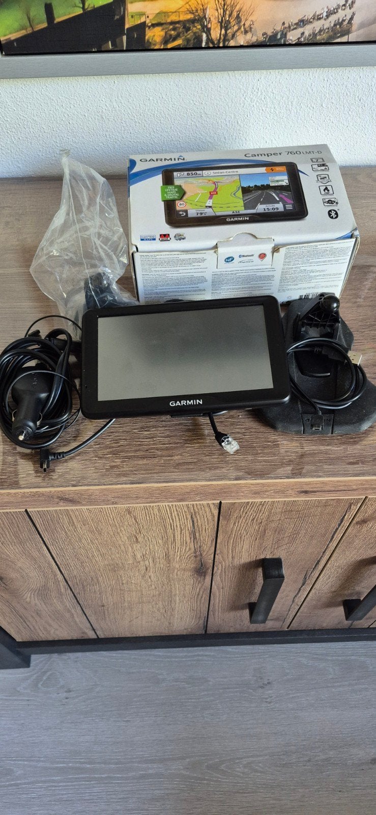Garmin Camper 760LMT-D navigatiesysteem, Ophalen