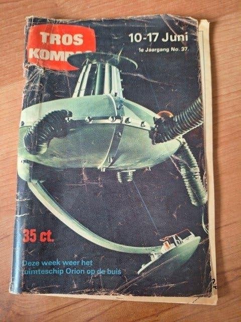 Tros Kompas 1967 Ruimteschip Orion Ria Valk Toon Hermans, Ophalen of Verzenden, Gelezen, Muziek, Film of Tv