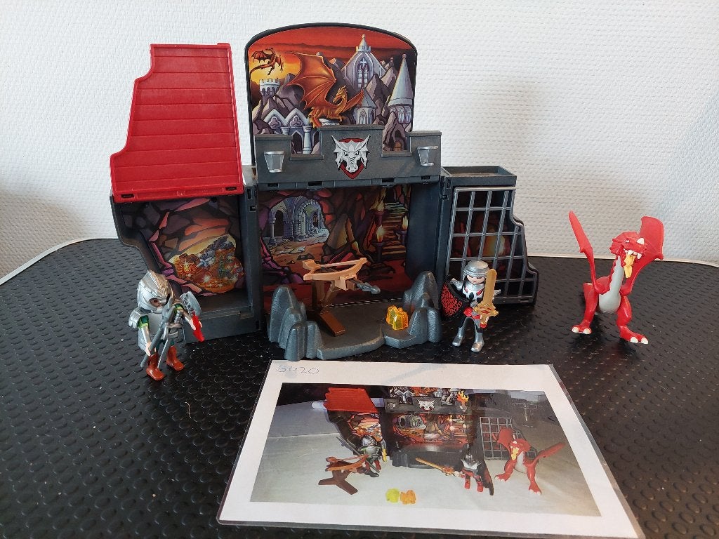 Playmobil 5420 – Speelbox Drakenridders, Kinderen en Baby's, Speelgoed | Playmobil, Ophalen of Verzenden, Gebruikt, Complete set