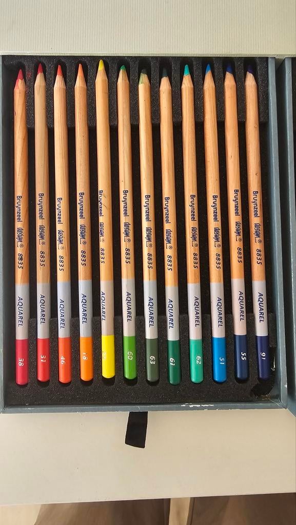 Bruynzeel Design Aquarel Kleurpotloden Set, Hobby en Vrije tijd, Tekenen, Ophalen of Verzenden, Zo goed als nieuw, Potlood of Stift