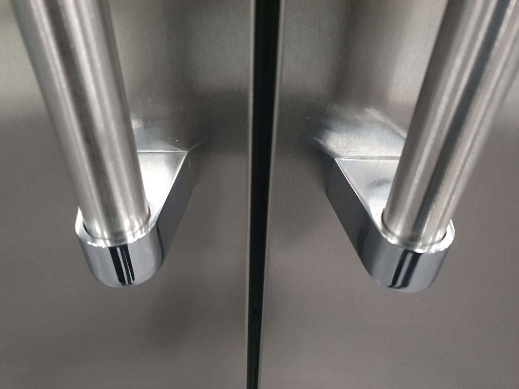 Luxe Viking inbouw koelkast / vriezer 120cm RVS, Niet ingevuld, 200 liter of meer, 60 cm of meer, Zo goed als nieuw