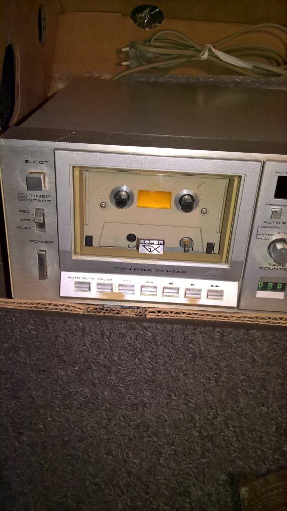 Akai GX-F35 Cassette recorder met service manual. 45 euro., Ophalen, Gebruikt, Akai, Automatisch