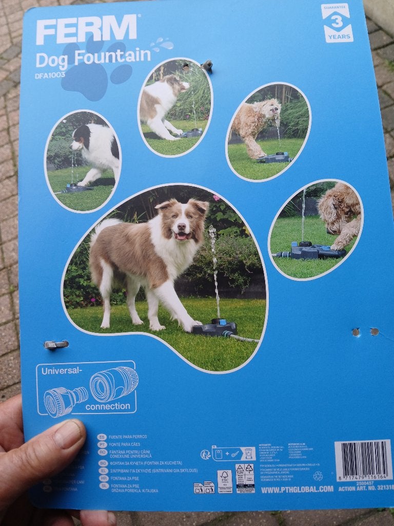 honden fontein, Ophalen of Verzenden, Zo goed als nieuw, Behendigheidspeelgoed