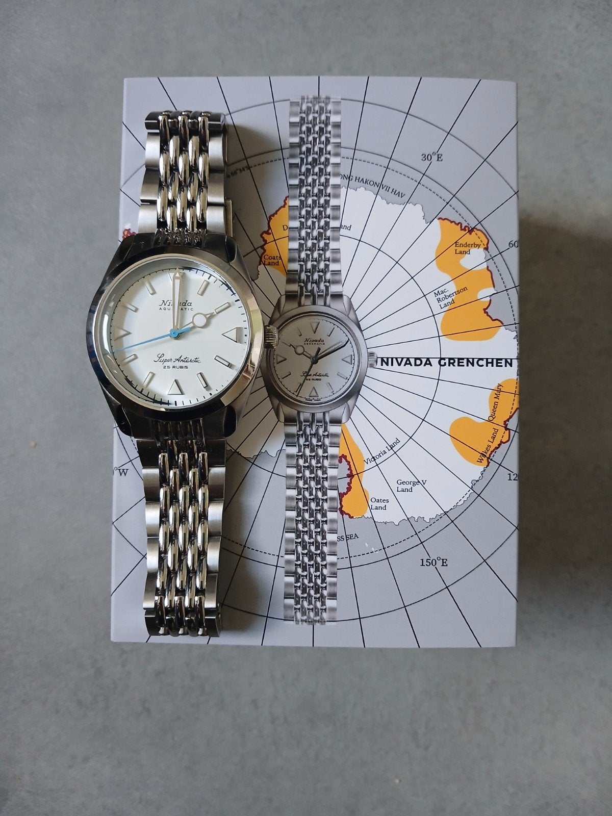 ACE  x Nivada Grenchen Super Antarctic Polar II, Ophalen, Zo goed als nieuw, Overige merken