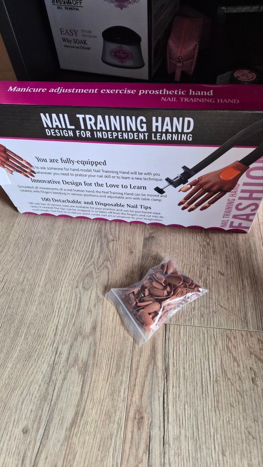 Nail Training Hand met 100 oefennagels, Ophalen, Zo goed als nieuw, Overige typen