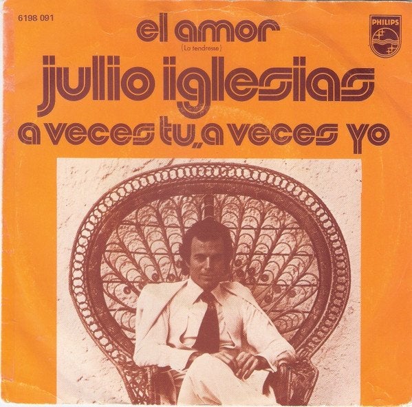 Julio Iglesias - ( 9 Singles), Latin en Salsa, Gebruikt, 7 inch, Overige typen