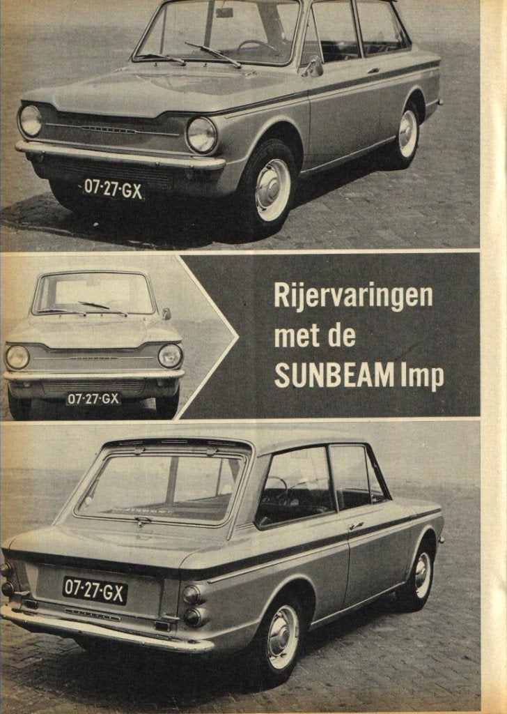 Autokampioen test Sunbeam Imp 1969, Ophalen of Verzenden, Gelezen, Overige merken