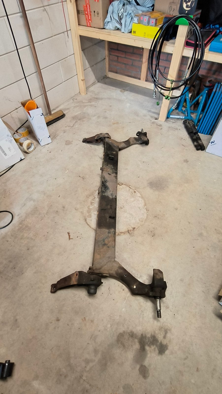 Achteras renault Kangoo 1, Ophalen, Gebruikt, Renault