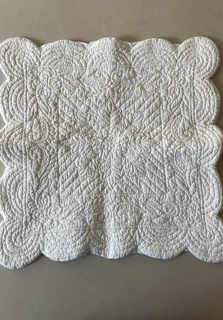 Sissy-boy quilted kussenhoesje, Ophalen of Verzenden, Zo goed als nieuw, Wit, Vierkant