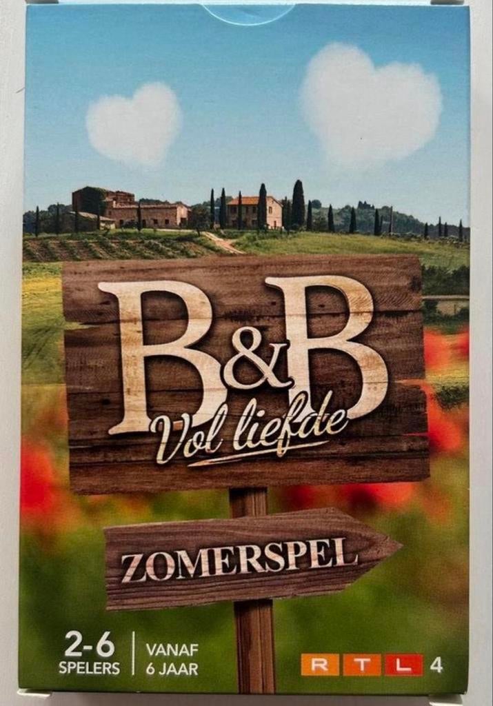 B&B Vol Liefde Zomerspel Kaartspel NIEUW, Drie of vier spelers, Ophalen of Verzenden, Nieuw