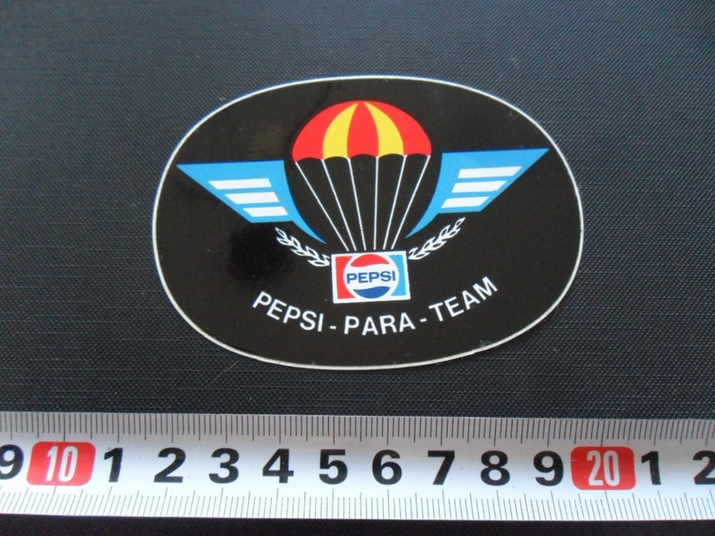 sticker PEPSI PARA TEAM    PEPSI COLA, Ophalen, Zo goed als nieuw