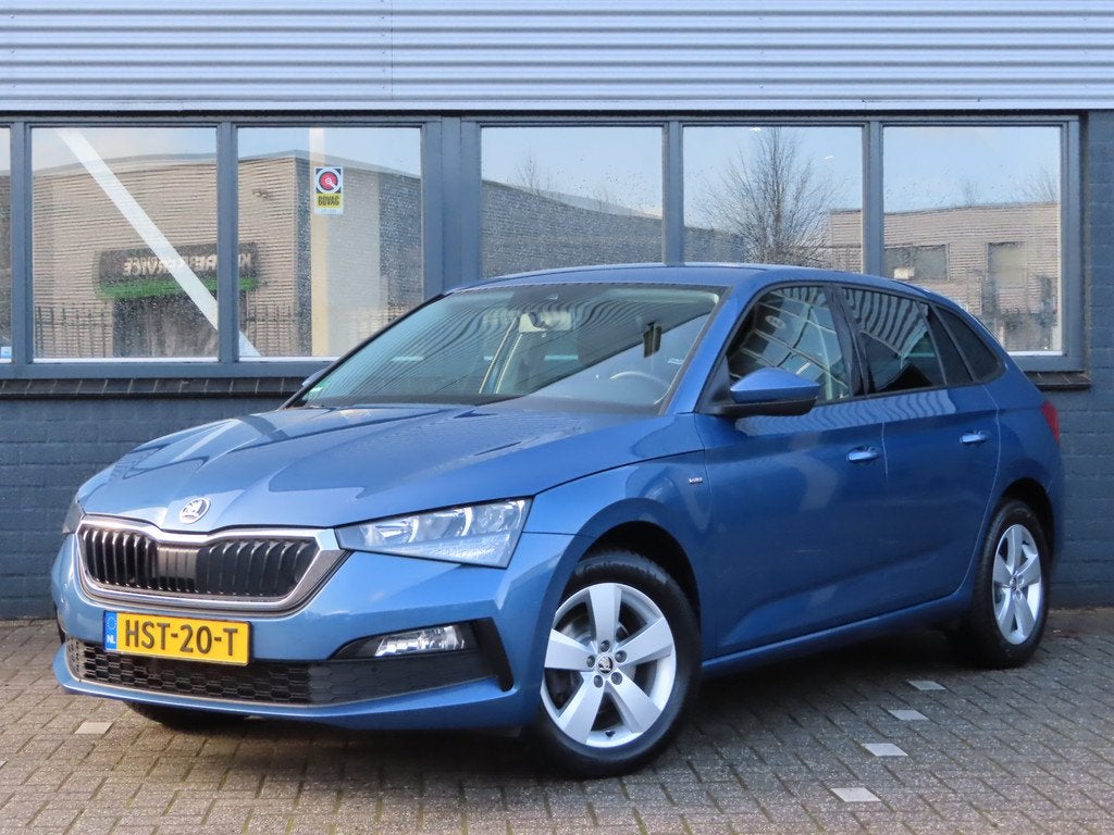 Skoda Scala 1.0 TSI Ambition 115pk | cruise control | parkee, Auto's, Skoda, Voorwielaandrijving, 12 maanden, Blauw, 116 pk