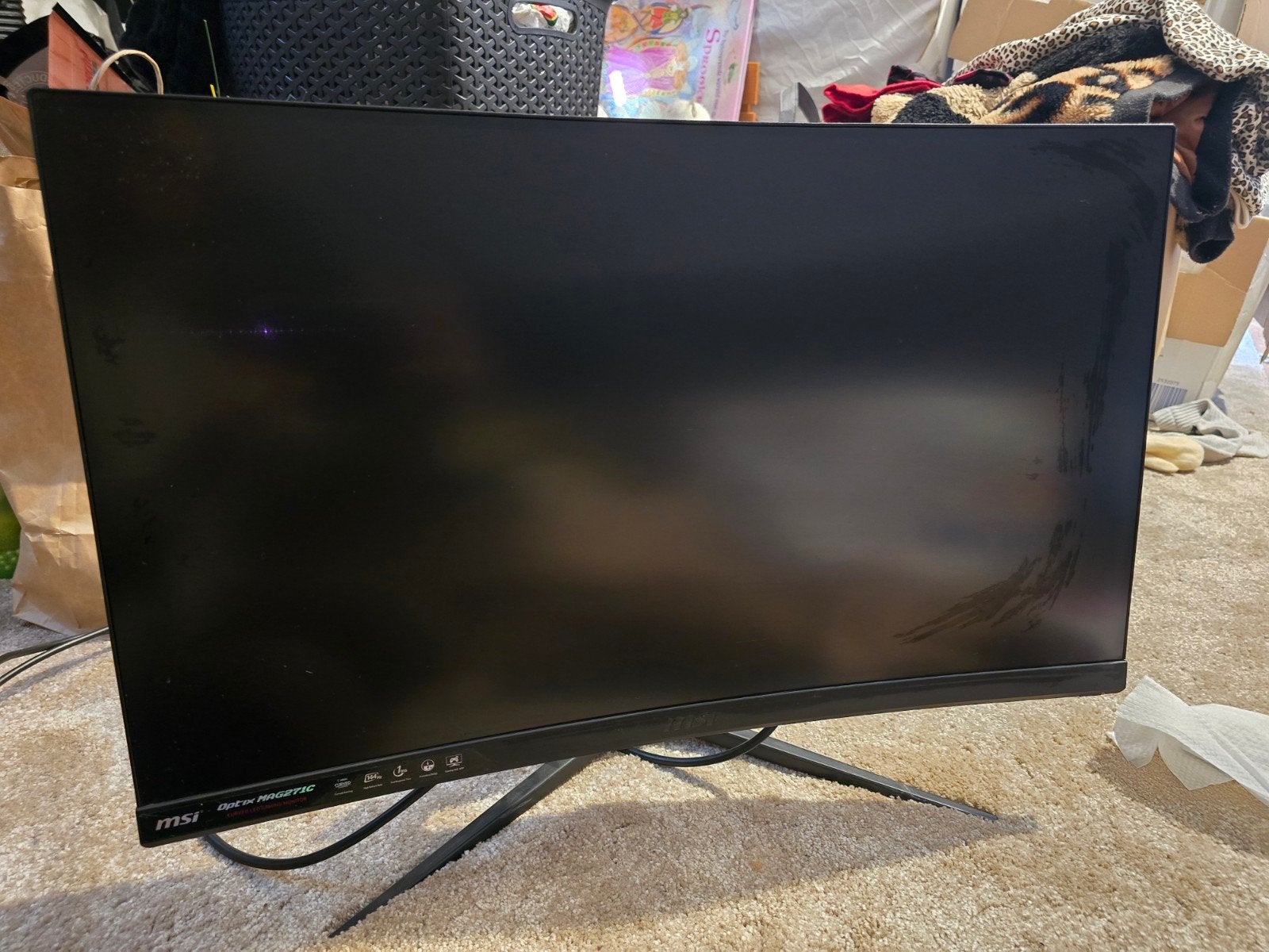 MSI Optix MAG271C Curved Gaming Monitor, Computers en Software, MSI, VA, Full HD, Curved