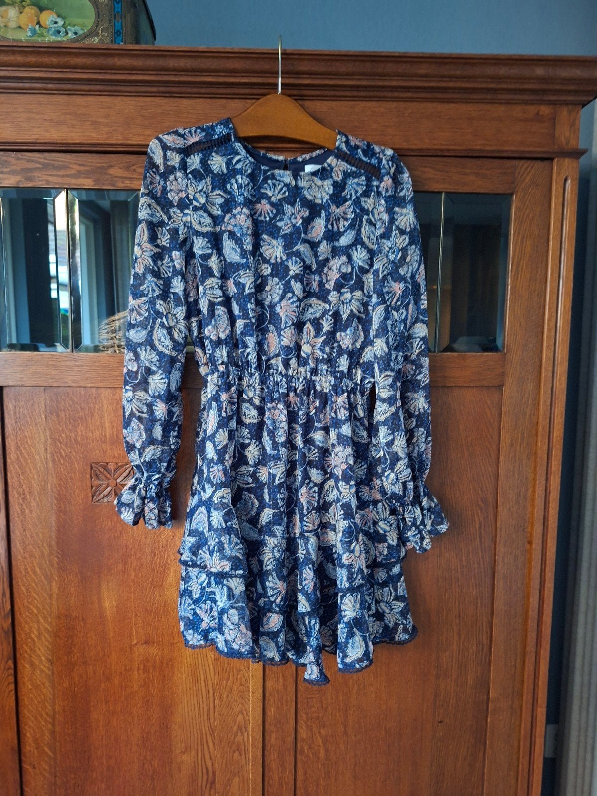 jurk cotton club maat m, Maat 38/40 (M), Blauw, Ophalen of Verzenden, Cotton Club