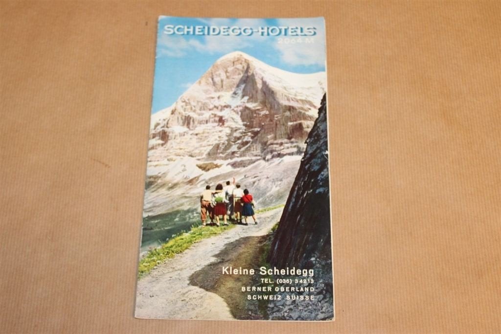 Oude toeristische uitgave - Scheidegg - Ca 1960, Overige merken, Europa, Ophalen of Verzenden, Zo goed als nieuw