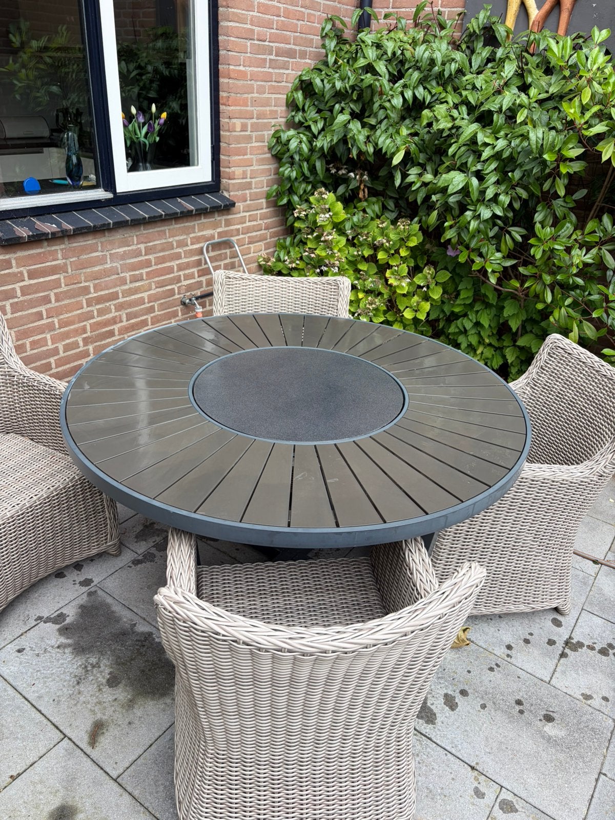 Tuinset 4 personen, Tuin en Terras, Ophalen, 4 zitplaatsen, Zo goed als nieuw, Tuinset